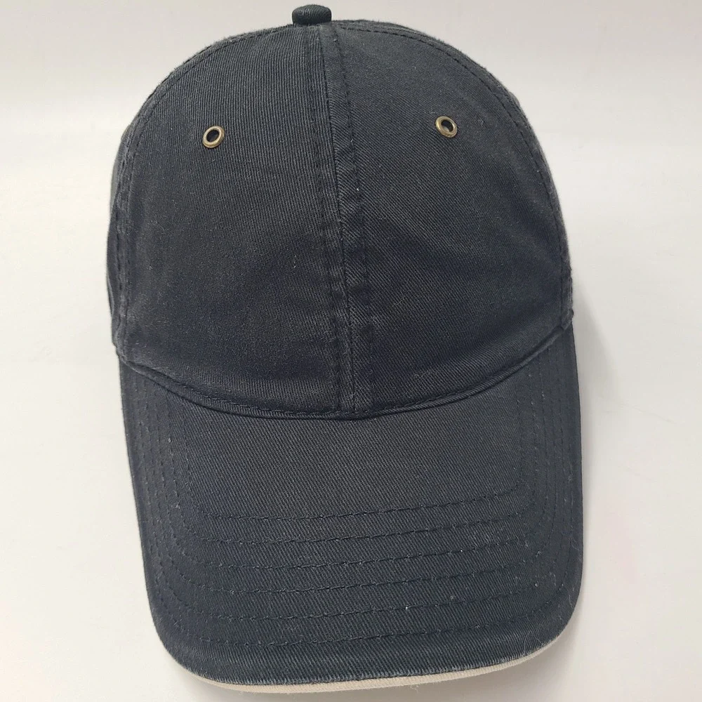 Levi Strauss Hat Strapback (Fits Small) Black Brown Leather Strap Casual Dad Men